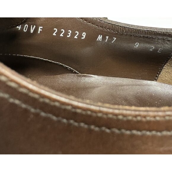 Salvatore Ferragamo Brown Leather Oxford Shoes Size Men’s Size 9 2E - Picture 7 of 9